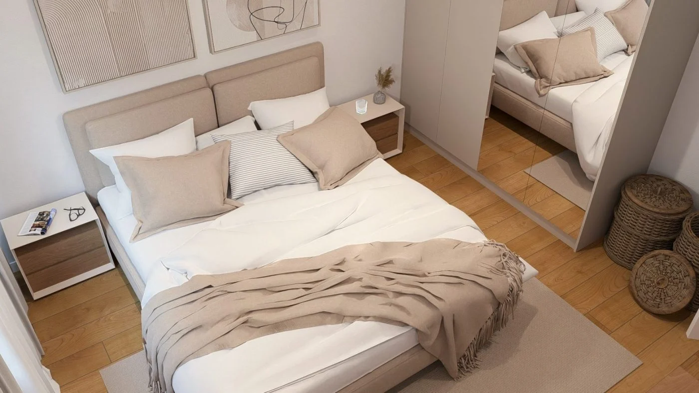 Zimmer mit Einbauschrank